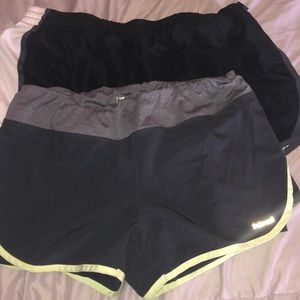 2 pairs Gym running shorts L